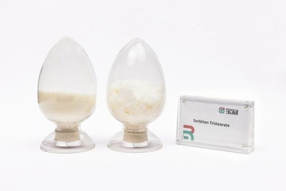 Bom preço. Partículas sólidas de sorbitano triestearato branco-amarelo Estabilizador Agente de mistura Emulsionador on-line