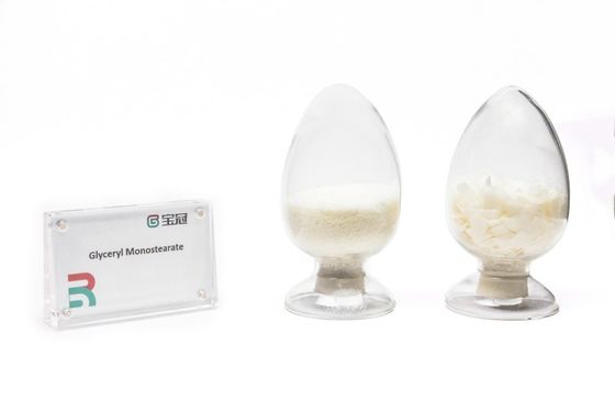 Bom preço. C21H42O4 Glicerilo monostearato sólido ceroso branco ou creme HLB 3.8 Na indústria alimentar Farmacêutica Cosmética on-line
