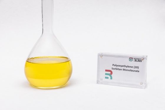 Bom preço. Polyoxyethylene (20) Sorbitan Monolaurate C58H114O26 líquido viscoso amarelo on-line