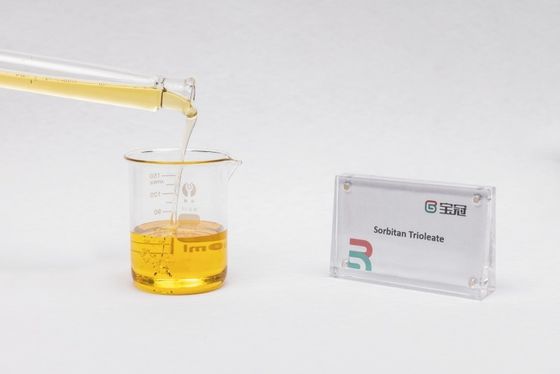 Bom preço. Trioleato de sorbitano Líquido viscoso amarelo pálido Solúvel em óleo mineral e vegetal trioleato líquido oleoso amarelo claro on-line